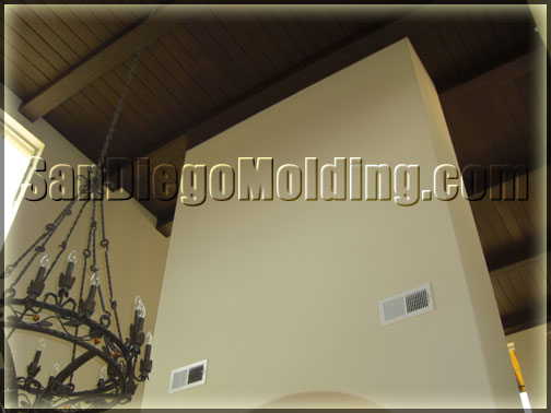 faux wood beams